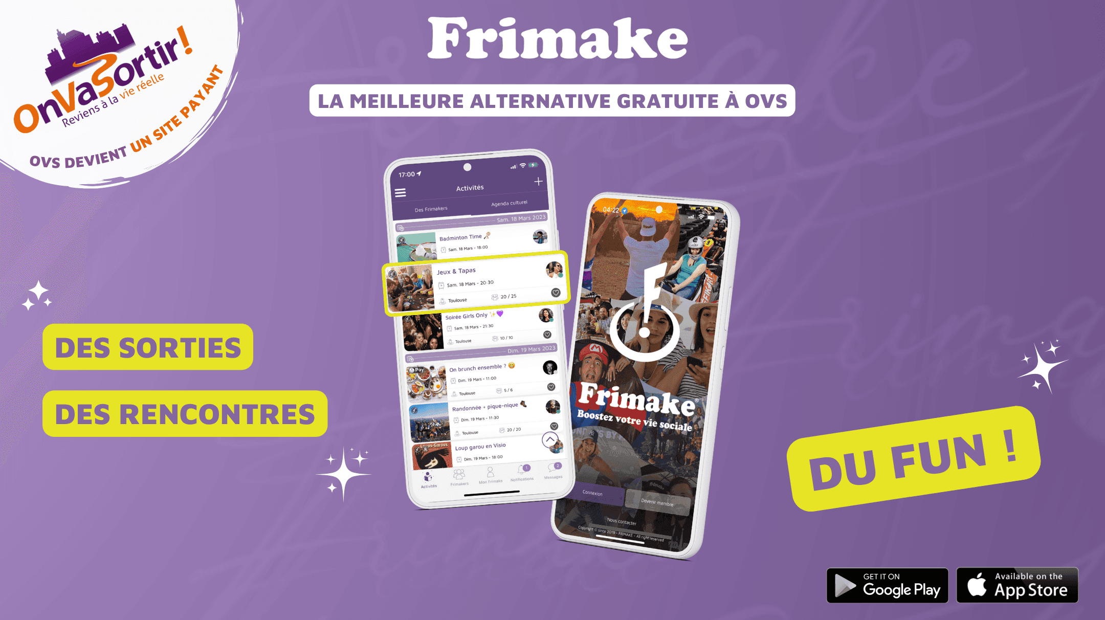 Frimake l'alternative d'Ovs payant