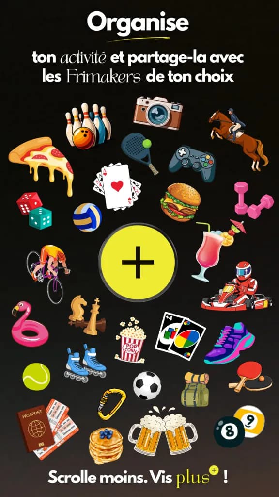 Frimake app screen